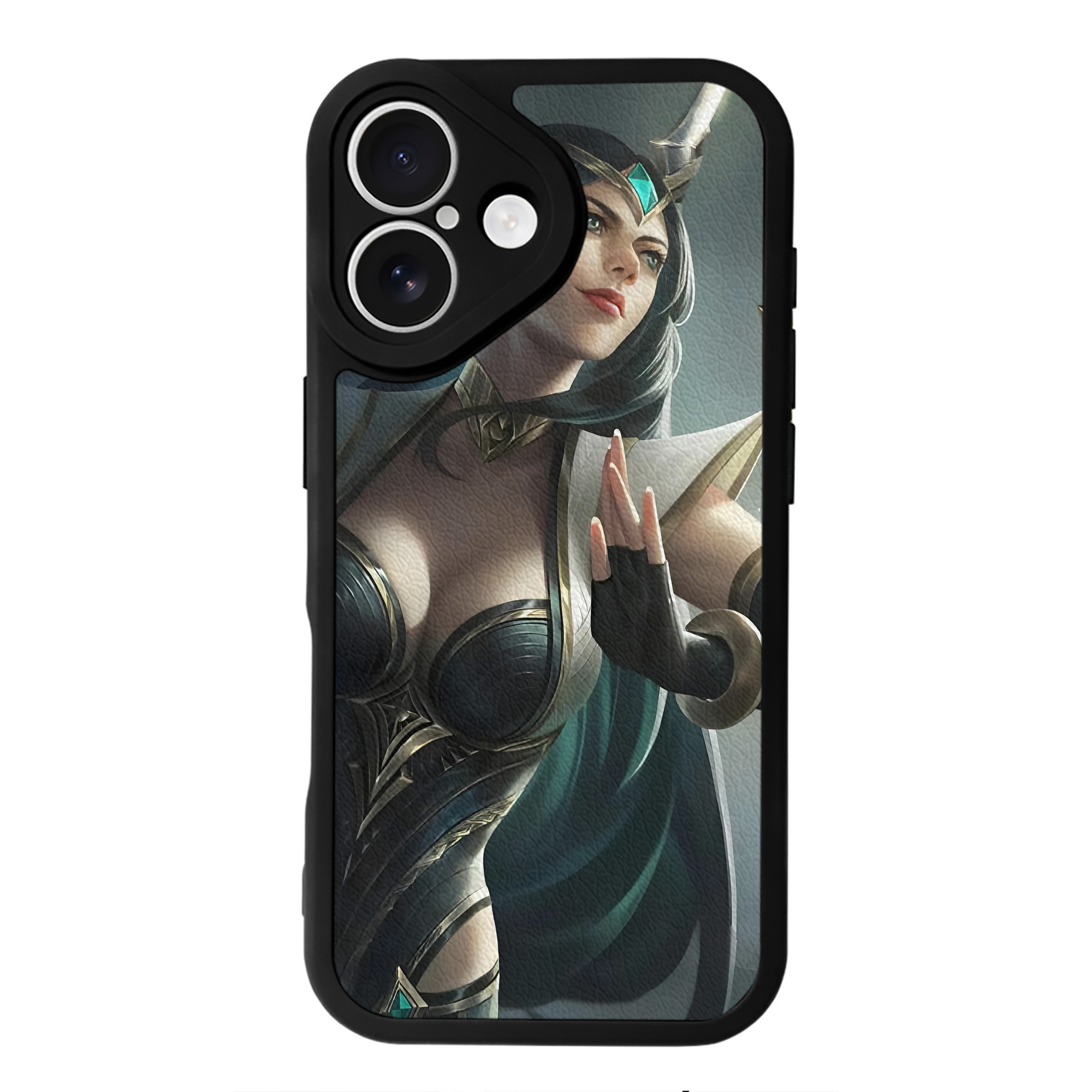 リーグ・オブ・レジェンド League of Legends LOL 【iPhone 16シリーズ対応】シリコンスマホケース（レザー調） 材質：シリコン